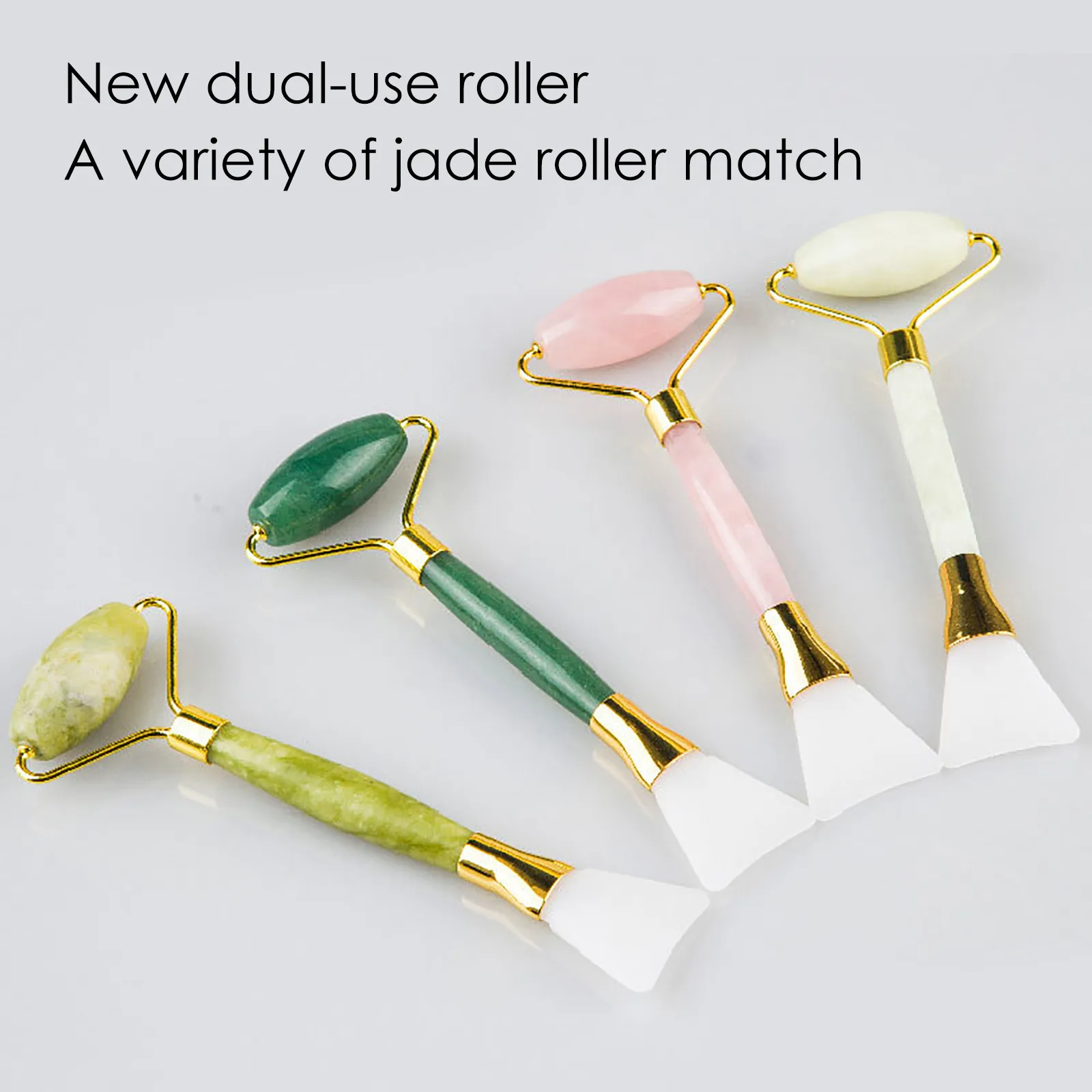 GUASHA Board 2-In-1 Double Head Jade Roller Scraper Natural Rose Quartz Stone Facial Body Massage Care SPA lymph Detox Relax NEW
GUASHA Board 2-In-1 Double Head Jade Roller Scraper Natural Rose Quartz Stone Facial Body Massage Care SPA lymph Detox Relax NEW