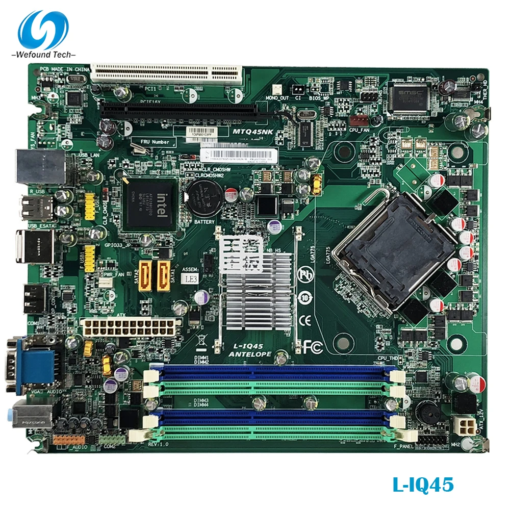 100% Working Desktop Motherboard for Lenovo L-IQ45 BTX Q45 MTQ45NK A58 M58P M57 M8000s M8088s System Board Fully Tested
100% Working Desktop Motherboard for Lenovo L-IQ45 BTX Q45 MTQ45NK A58 M58P M57 M8000s M8088s System Board Fully Tested