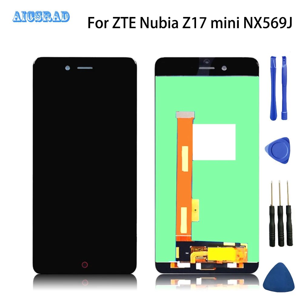 ЖК-дисплей AICSRAD 5 2 дюйма для ZTE Nubia Z17 Mini S NX589J кодирующий преобразователь