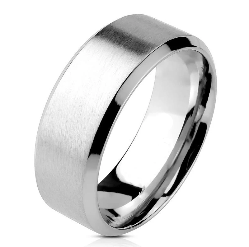 Classic Men's 8mm Silver Stainless Steel Rings Brushed Surface Wedding Band Unisex Engagement Jewelry Size 6-13
Classic Men's 8mm Silver Stainless Steel Rings Brushed Surface Wedding Band Unisex Engagement Jewelry Size 6-13