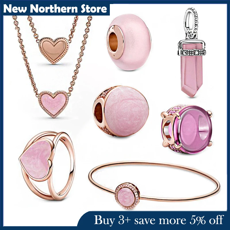 2021 Модные 925 стерлингового серебра бисера розового цвета Круглый амулет, коллекций, подходят к оригиналу Pandora, браслет для женщин на День Мат...
2021 Модные 925 стерлингового серебра бисера розового цвета Круглый амулет, коллекций, подходят к оригиналу Pandora, браслет для женщин на День Мат...