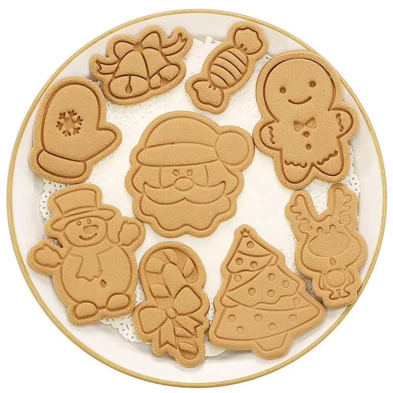 8 Pcs/Set DIY Christmas Cartoon Biscuit Mould Cookie Cutter 3D Biscuits Mold Plastic Baking Mould Cookie Decorating Tools
8 Pcs/Set DIY Christmas Cartoon Biscuit Mould Cookie Cutter 3D Biscuits Mold Plastic Baking Mould Cookie Decorating Tools