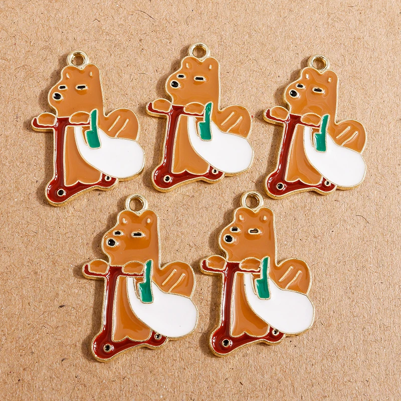 10pcs 20*27mm Cartoon Animal Charms for Jewelry Making Enamel Bear Charms Pendants for Necklaces Earrings Keychain DIY Accessory
10pcs 20*27mm Cartoon Animal Charms for Jewelry Making Enamel Bear Charms Pendants for Necklaces Earrings Keychain DIY Accessory