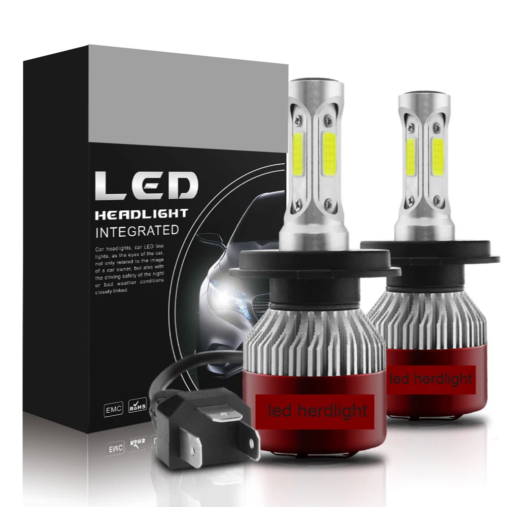 LED Bulb H4 Auto Headlamp COB Chips Light Bulb 144W 14400LM T8-R Super Bright Car Headlight
LED Bulb H4 Auto Headlamp COB Chips Light Bulb 144W 14400LM T8-R Super Bright Car Headlight