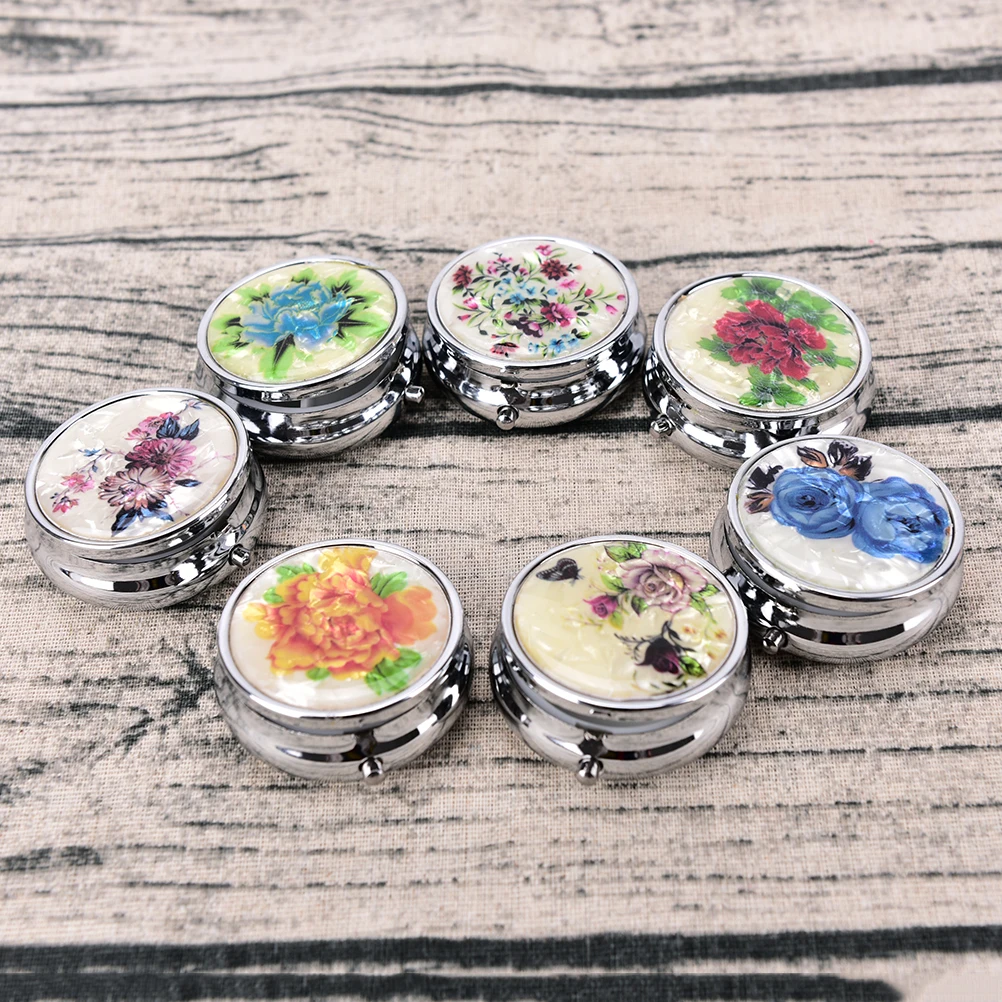 3 Cell Metal Round Silver Tablet Pill Boxes Holder Small Case Silver Tablet Pill Boxes Container Metal Round Medicine Case
3 Cell Metal Round Silver Tablet Pill Boxes Holder Small Case Silver Tablet Pill Boxes Container Metal Round Medicine Case