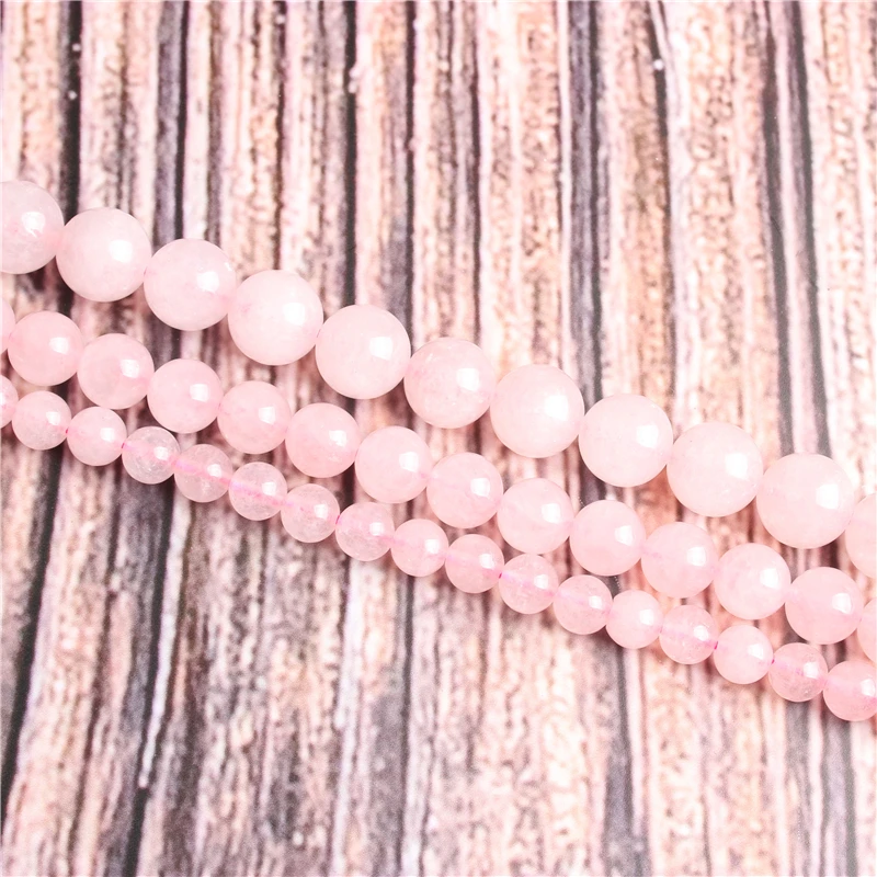 Pink crystal Natural stone beads round beads for jewelry making Diy necklace bracelet 4/6/8/10/12 MM
Pink crystal Natural stone beads round beads for jewelry making Diy necklace bracelet 4/6/8/10/12 MM