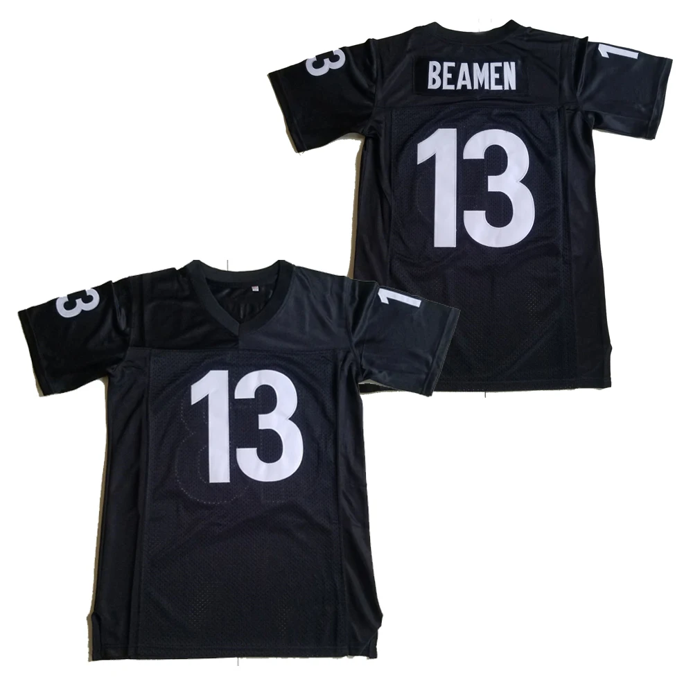 BG American football jersey shark 13 BEAMEN jerseys Embroidery sewing Outdoor sportswear Hip hop loose white black 2020 new HOT
BG American football jersey shark 13 BEAMEN jerseys Embroidery sewing Outdoor sportswear Hip hop loose white black 2020 new HOT