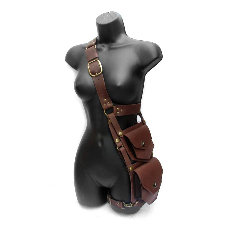 Medieval Shoulder Bag Steampunk Accessories Rock Gothic Satchel Vintage Waist Hip Pouch Festival School Bags Men Women Burlesque
Medieval Shoulder Bag Steampunk Accessories Rock Gothic Satchel Vintage Waist Hip Pouch Festival School Bags Men Women Burlesque