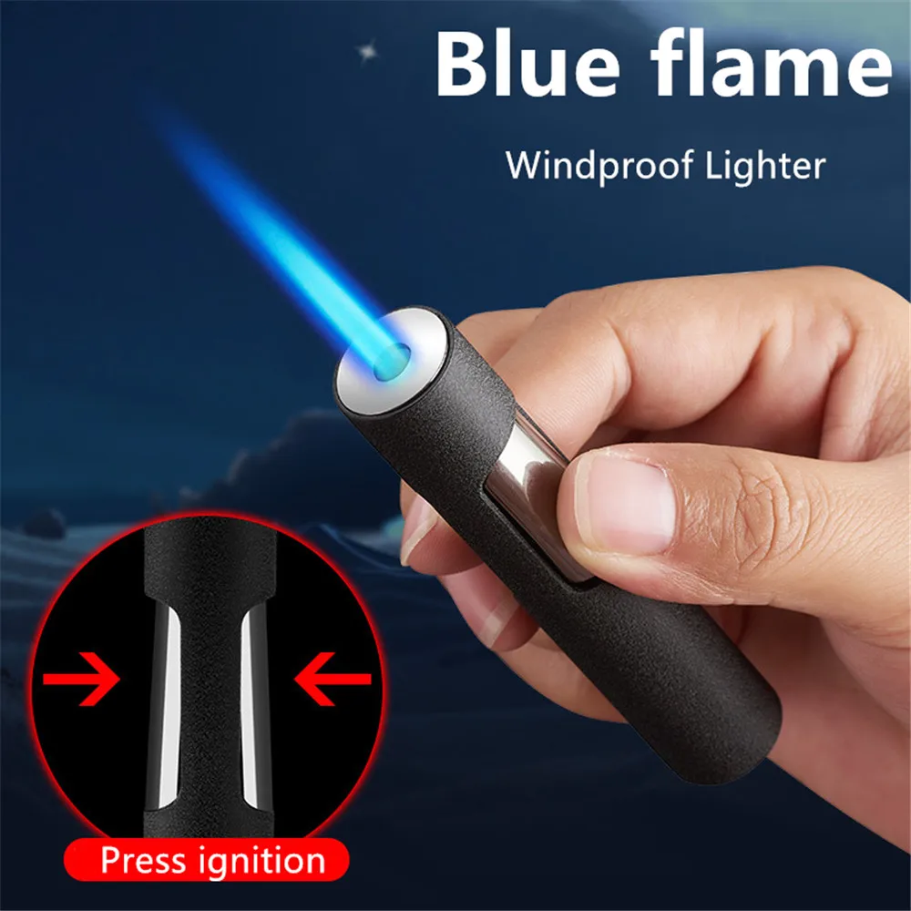 Metal Torch Gas Lighters Windproof Lighter Cigar Butane Lighters Spray Gun Portable Jet Lighter For Kitchen Outdoor Blue Flame
Metal Torch Gas Lighters Windproof Lighter Cigar Butane Lighters Spray Gun Portable Jet Lighter For Kitchen Outdoor Blue Flame
