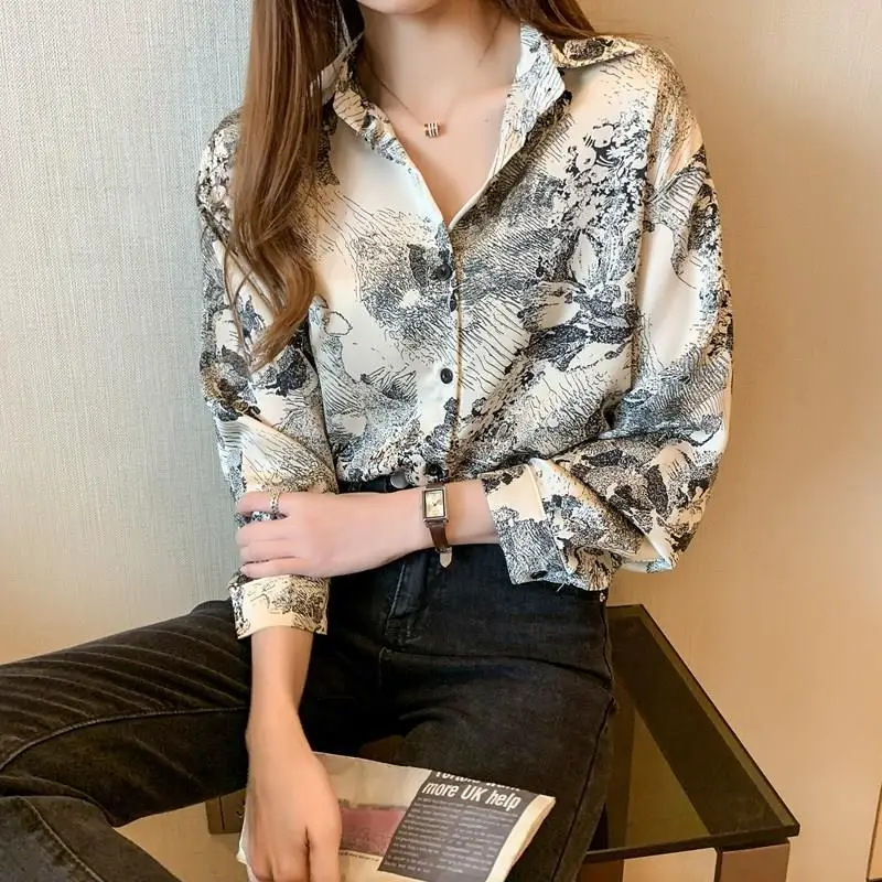 XEJ Ink Style Chiffon Blouse for Women Spring 2021 Women's Clothing Tops for Women Korean Fashion Elegant Blouse Shirt Female
XEJ Ink Style Chiffon Blouse for Women Spring 2021 Women's Clothing Tops for Women Korean Fashion Elegant Blouse Shirt Female
