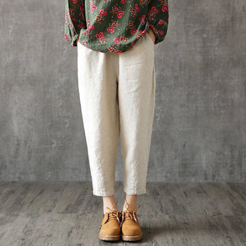 Korean Women's Harem Pants New Casual Ladies Loose Harem Pants High Waist Overalls Nine-point Female Pants
Korean Women's Harem Pants New Casual Ladies Loose Harem Pants High Waist Overalls Nine-point Female Pants