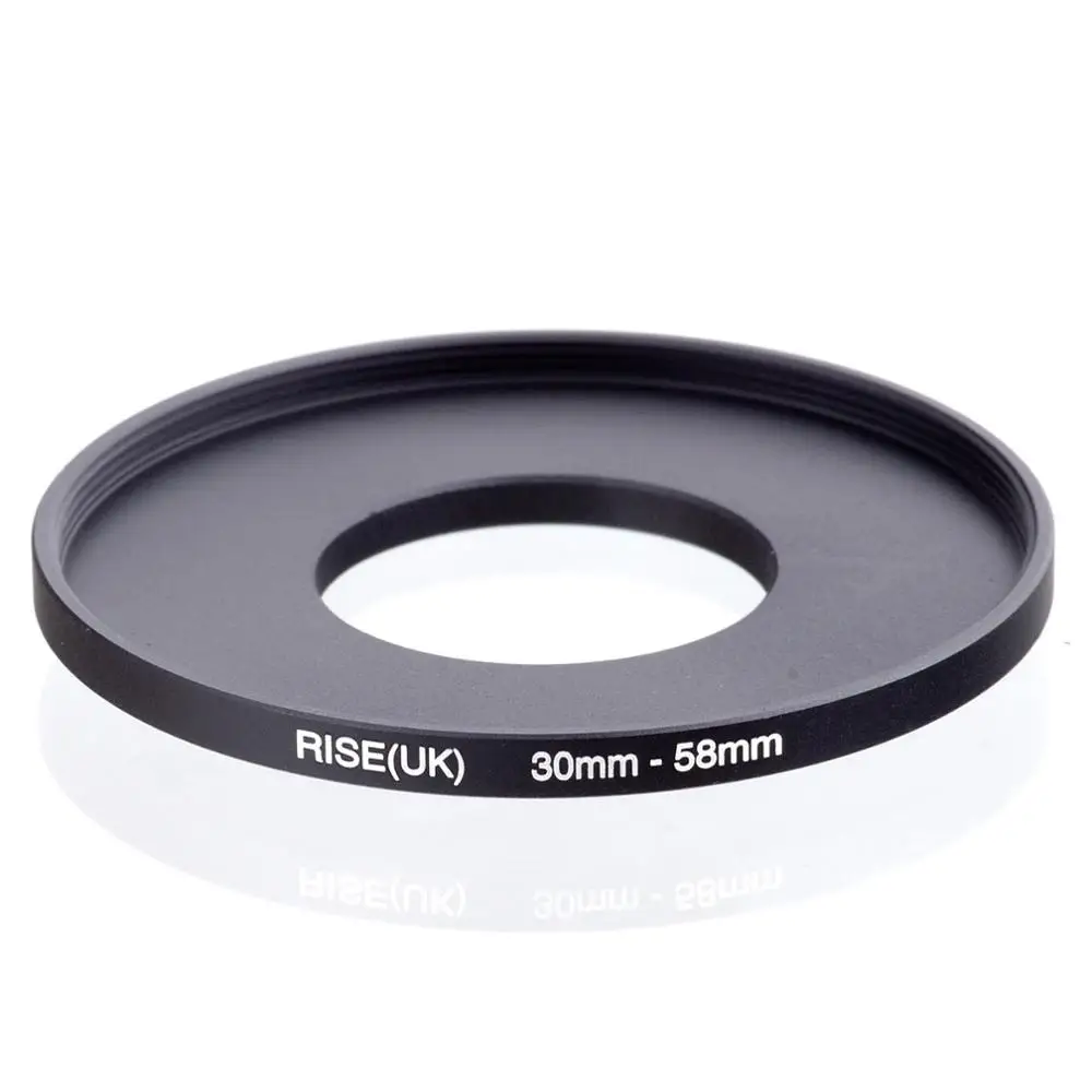RISE(UK) 30mm-58mm 30-58 mm 30 to 58 Step up Filter Ring Adapter 
RISE(UK) 30mm-58mm 30-58 mm 30 to 58 Step up Filter Ring Adapter