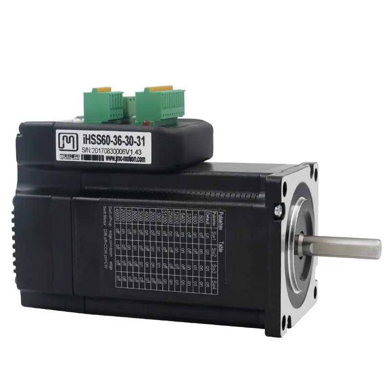 IHSS60 36 30 31 JMC Nema 24 3Nm DC36V встроенный шаговый двигатель с закрытым циклом и