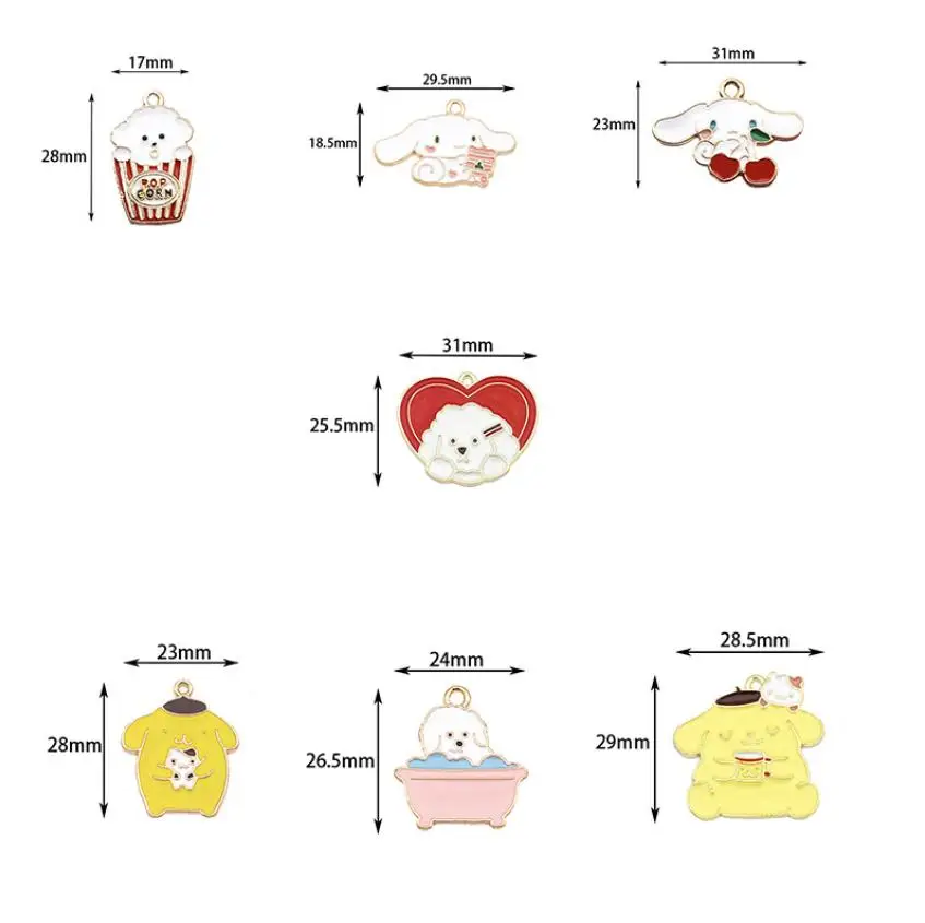 Cartoon Alloy Enamel Cute Cream Dog Charm Pendant DIY Bracelet Earrings Jewelry Accessories
Cartoon Alloy Enamel Cute Cream Dog Charm Pendant DIY Bracelet Earrings Jewelry Accessories