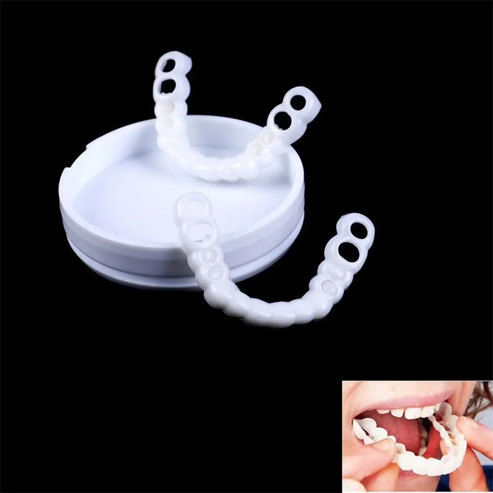Upper lower False Teeth Veneers Dentures Fake Tooth Snap On Teeth Whitening Denture Teeth Cover Orthodontic Braces Smile Braces
Upper lower False Teeth Veneers Dentures Fake Tooth Snap On Teeth Whitening Denture Teeth Cover Orthodontic Braces Smile Braces