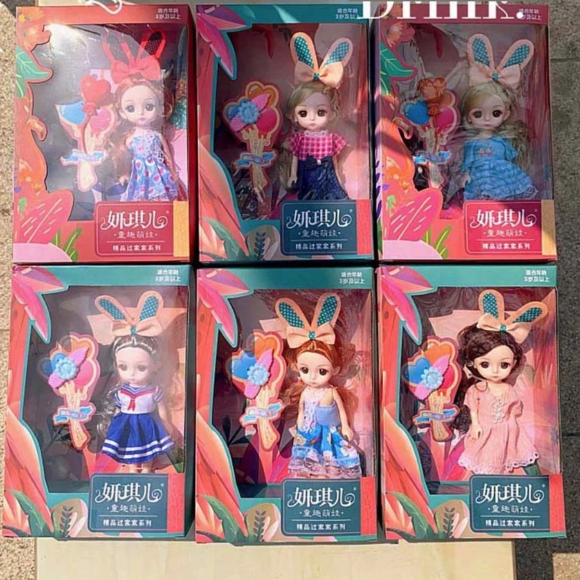 17cm Cute BJD DIY Girl Mini Dolls Fashion Clothes Joint Doll for Kids Gifts Box Dress UP Baby Princess Child Toy Gift Birthday
17cm Cute BJD DIY Girl Mini Dolls Fashion Clothes Joint Doll for Kids Gifts Box Dress UP Baby Princess Child Toy Gift Birthday