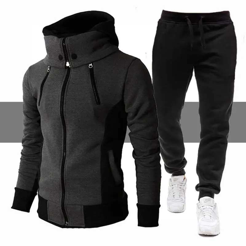 Patchwork Tracksuit Men Suits Casual Zipper Hoodies+Pant Sportswear Male Sweatshirts 2 Piece Set Autumn Winter jacket Outfits
Patchwork Tracksuit Men Suits Casual Zipper Hoodies+Pant Sportswear Male Sweatshirts 2 Piece Set Autumn Winter jacket Outfits