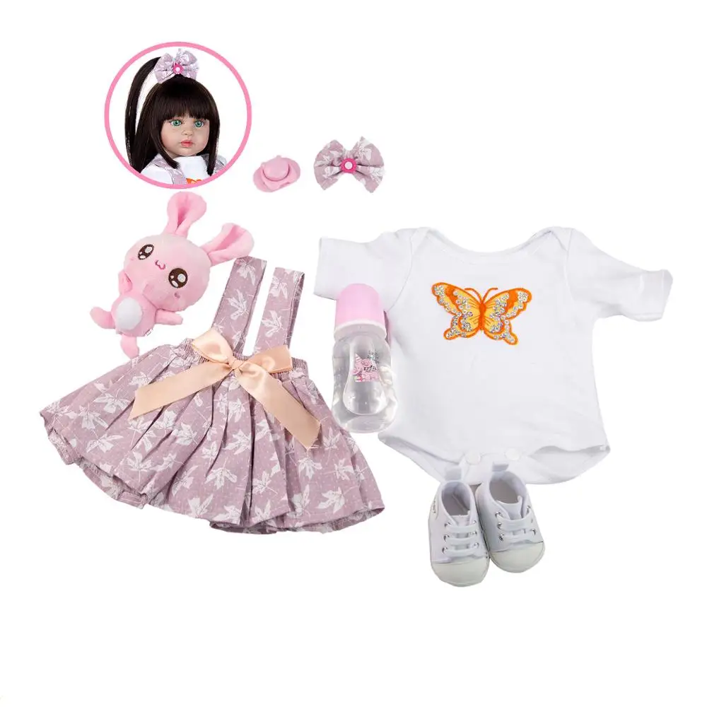 KEIUMI 48cm Realistic Reborn Baby Doll Cloth Body Lifelike Toddler Dolls Princess Newborn Baby Doll Original Dolls Toys For GIrl
KEIUMI 48cm Realistic Reborn Baby Doll Cloth Body Lifelike Toddler Dolls Princess Newborn Baby Doll Original Dolls Toys For GIrl