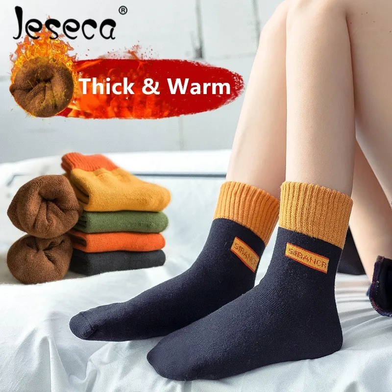Новые распродажи, женские толстые теплые длинные носки Jeseca, зимние бархатные мягкие дышащие шерстяные домашние носки для сна, зимние сапоги...
Новые распродажи, женские толстые теплые длинные носки Jeseca, зимние бархатные мягкие дышащие шерстяные домашние носки для сна, зимние сапоги...
