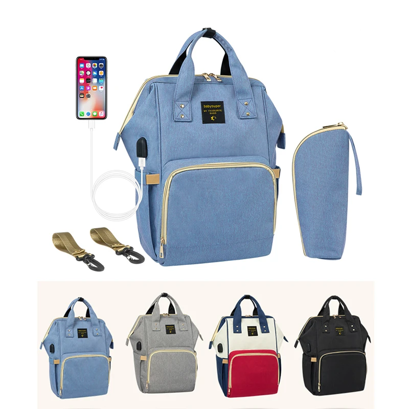 Nappy Backpack Bag Mummy Large Capacity Bag Mom Baby Multi-function Waterproof Outdoor Travel Diaper Bags For Baby Care
Nappy Backpack Bag Mummy Large Capacity Bag Mom Baby Multi-function Waterproof Outdoor Travel Diaper Bags For Baby Care