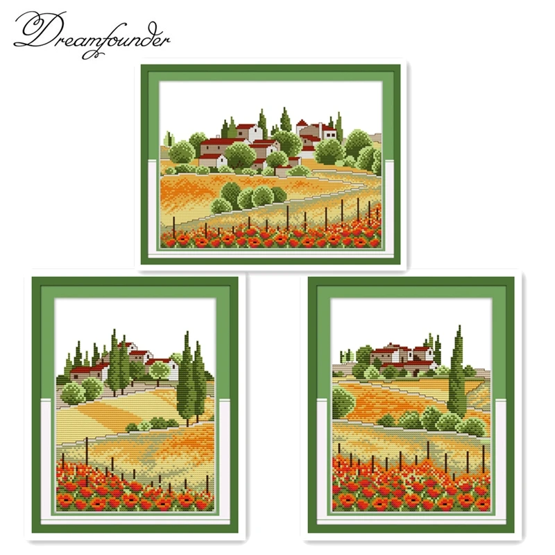 Poppy flower Country view cross stitch kit flowers 11ct count printed canvas stitching embroidery DIY handmade needlework plus
Poppy flower Country view cross stitch kit flowers 11ct count printed canvas stitching embroidery DIY handmade needlework plus