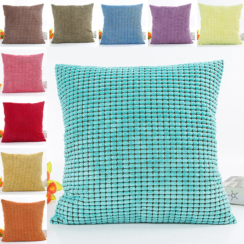 Cushion Pillow Case Cover Protection Washable For Home Couch Furniture