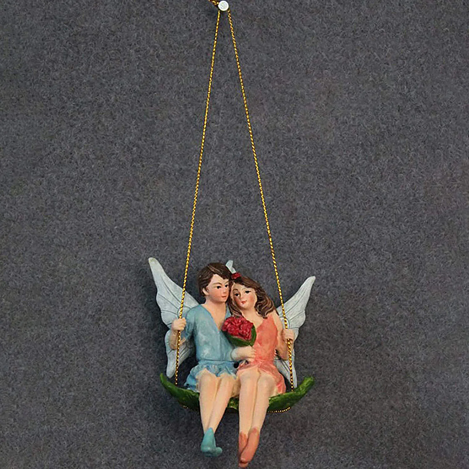 Romantic Couple Figurines Swing Flower Fairy Garden Micro Landscape Pendant Resin Craft Creative Scene Decoration For Home Decor
Romantic Couple Figurines Swing Flower Fairy Garden Micro Landscape Pendant Resin Craft Creative Scene Decoration For Home Decor