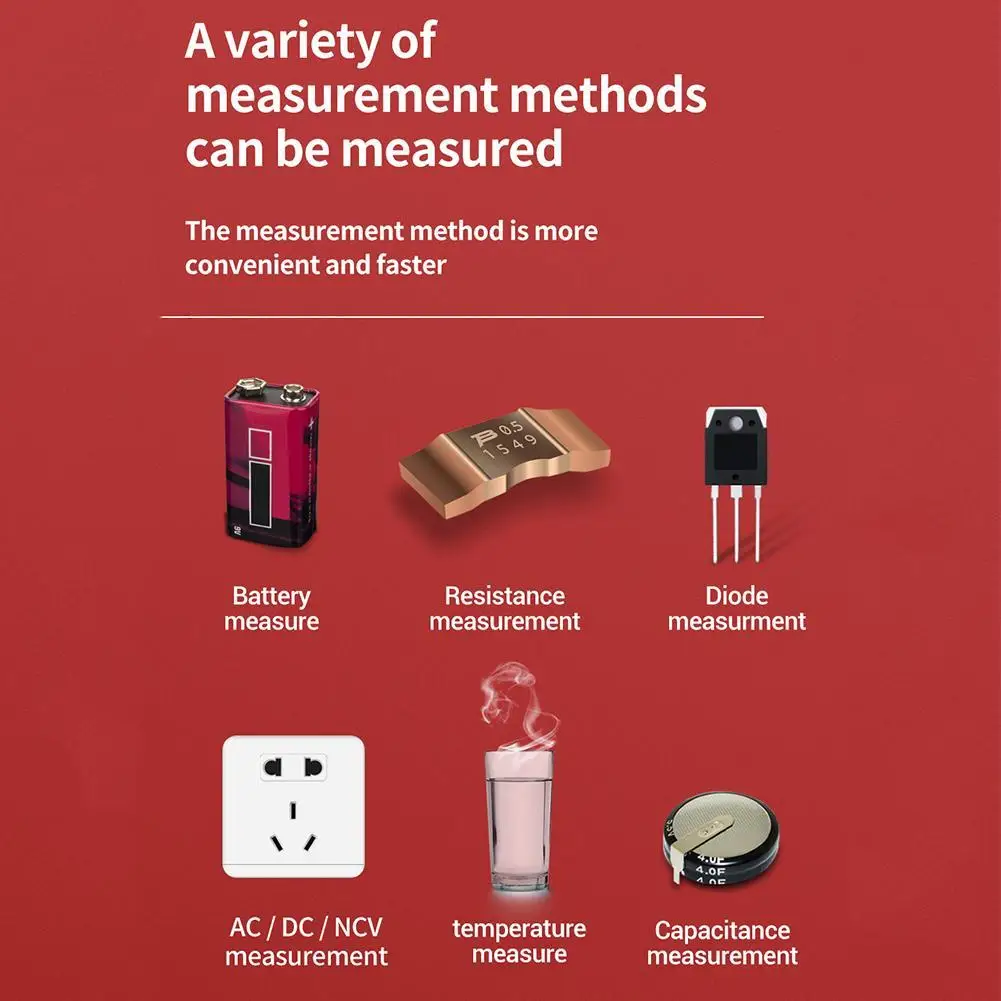ANENG Digital Multimeter Ammeter True-RMS Ohm Voltmeter Transistor Tester Car Digital Multimeter Multimeter
ANENG Digital Multimeter Ammeter True-RMS Ohm Voltmeter Transistor Tester Car Digital Multimeter Multimeter