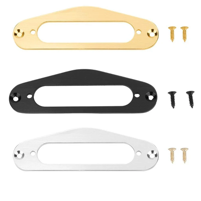 2 Pcs Guitar Pickup Frame Mounting Ring Single Coil Metal Flat Humbucker Pickup Ring for TL Style Electric Guitars
2 Pcs Guitar Pickup Frame Mounting Ring Single Coil Metal Flat Humbucker Pickup Ring for TL Style Electric Guitars