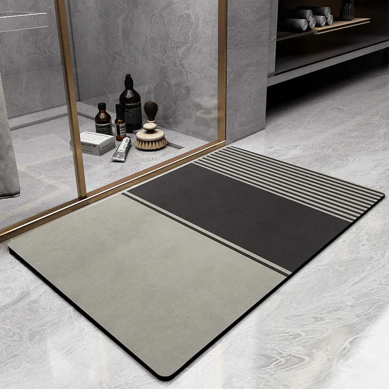 Modern Bathroom Mat Super Absorbent Bath Carpets Quickly Dry Entrance Shower Room Doormat Both Sides Anti-slip Toilet Floor Rugs
Modern Bathroom Mat Super Absorbent Bath Carpets Quickly Dry Entrance Shower Room Doormat Both Sides Anti-slip Toilet Floor Rugs