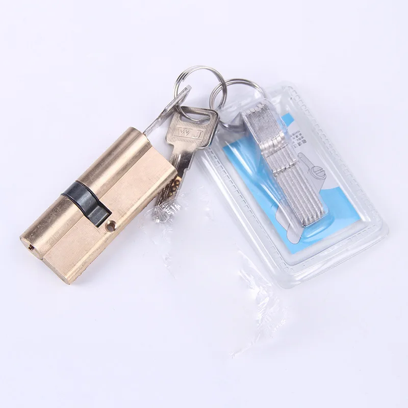 Door Cylinder Biased Lock 65 70 80 90 115mm Cylinder AB Key Anti-Theft Entrance Brass Door Lock Lengthened Core Extended Keys
Door Cylinder Biased Lock 65 70 80 90 115mm Cylinder AB Key Anti-Theft Entrance Brass Door Lock Lengthened Core Extended Keys