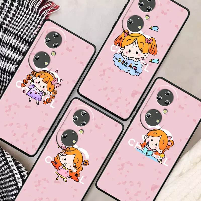 surper cartoon cute girl Soft Silicone Shockproof Black Phone Cover For Huawei P30 Pro P40 Lite P20 P50 5G P10 Plus Case
surper cartoon cute girl Soft Silicone Shockproof Black Phone Cover For Huawei P30 Pro P40 Lite P20 P50 5G P10 Plus Case