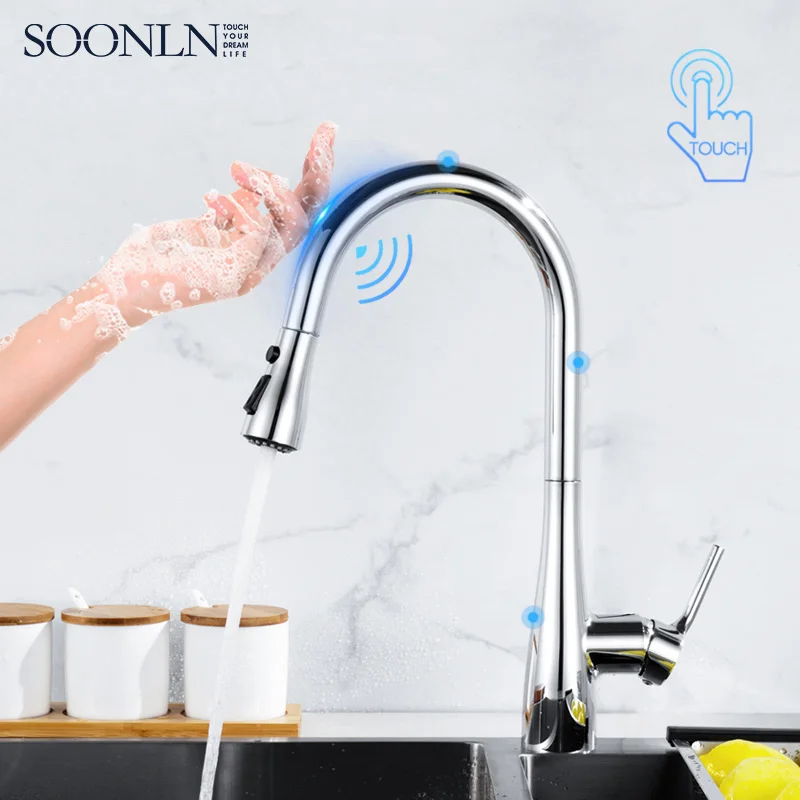 New Item Single Handle Pull Down Metal Tap Sink Sensor Touch Kitchen Faucet 
New Item Single Handle Pull Down Metal Tap Sink Sensor Touch Kitchen Faucet