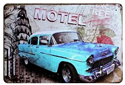 Motel Vintage Metal Tin Signs 8x12 Inches, Unique Retro Wall Decorations for Lounge/Bar/Cafe/Home Kitchen
Motel Vintage Metal Tin Signs 8x12 Inches, Unique Retro Wall Decorations for Lounge/Bar/Cafe/Home Kitchen