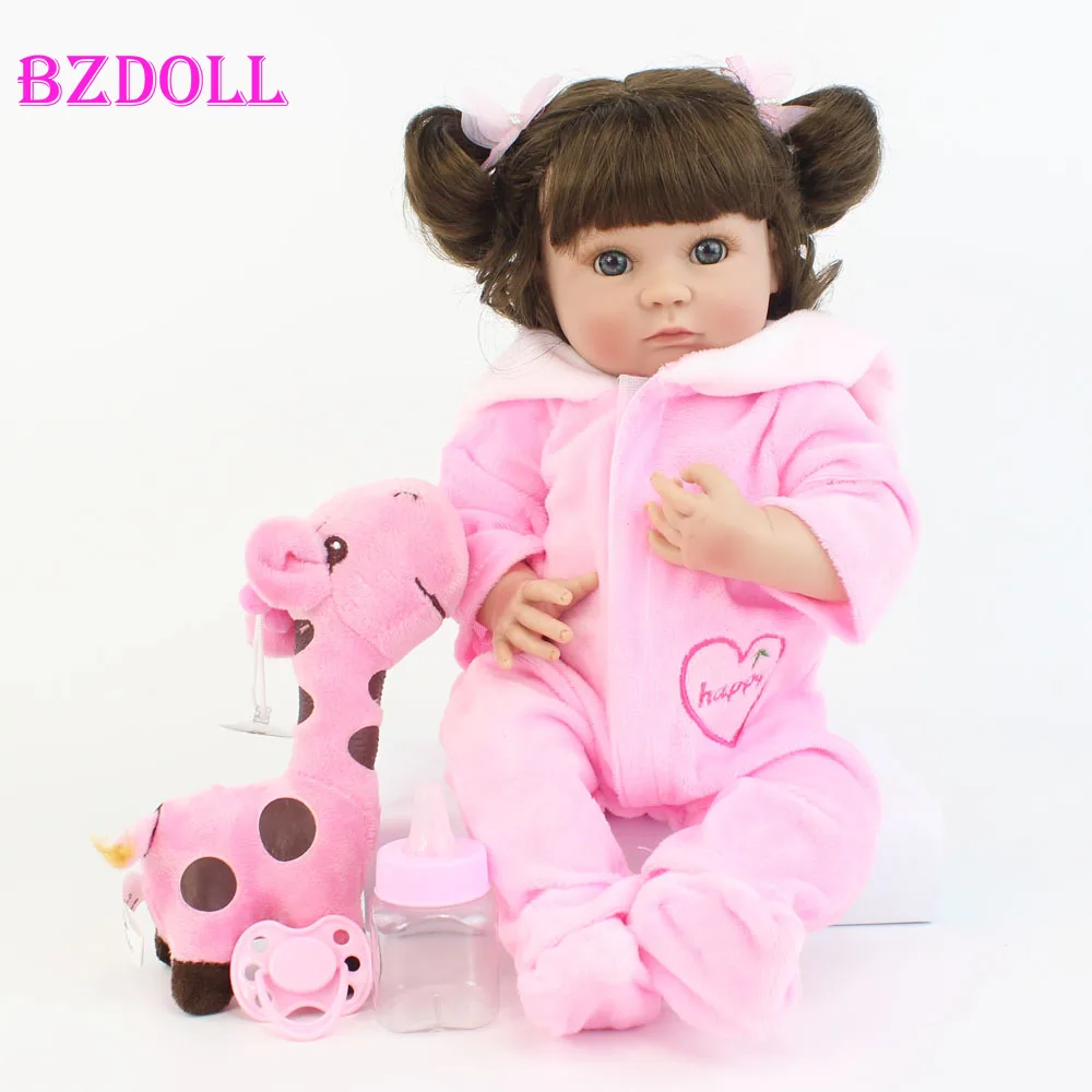 

40 см силиконовая кукла Reborn Baby Doll Toy 15 "мягкая виниловая принцесса мини девочка младенец кукла подарок на день рождения игровой домик игрушка