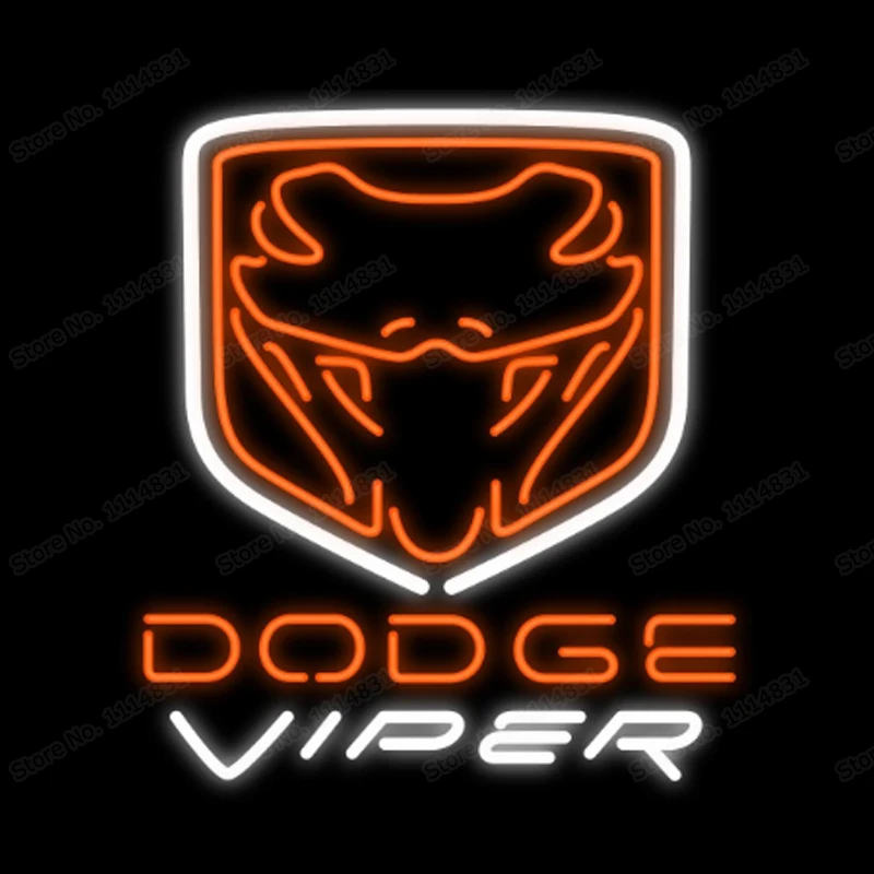 Doge Viper Racing неоновый Автомобильный знак стеклянная трубка ручной работы для игр