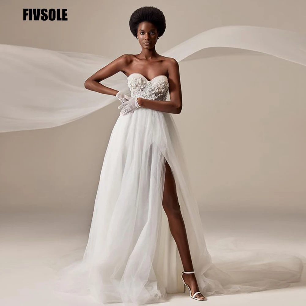 Fivsole 2022 Plus Size Mermaid Wedding Dresses Lace Split Vestidos De Novia Arabic Aso Ebi African Tulle Vintage Bridal Gowns
Fivsole 2022 Plus Size Mermaid Wedding Dresses Lace Split Vestidos De Novia Arabic Aso Ebi African Tulle Vintage Bridal Gowns