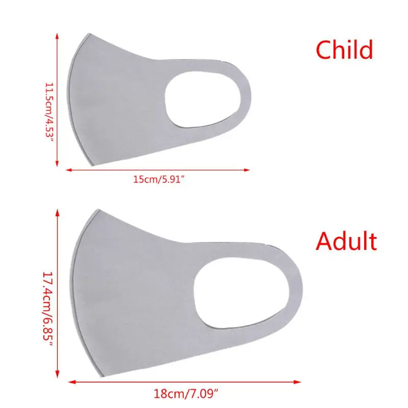 3Pcs Kids Adult Waterproof Sponge Mouth Mask 3D Reusable Anti Pollution Cover elastic earloop Breathing Face Masks NEW 
3Pcs Kids Adult Waterproof Sponge Mouth Mask 3D Reusable Anti Pollution Cover elastic earloop Breathing Face Masks NEW