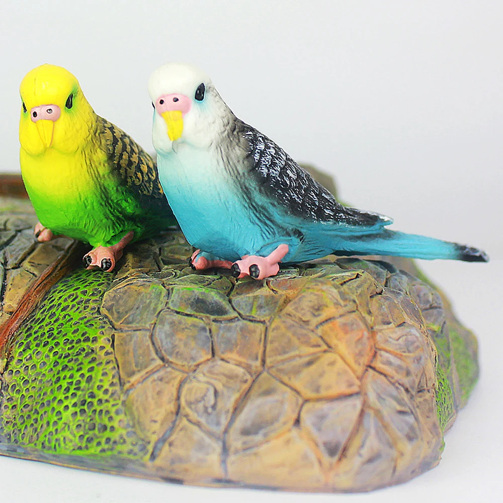 Фото Искусственная птица искусственный попугай миниатюрный - купить