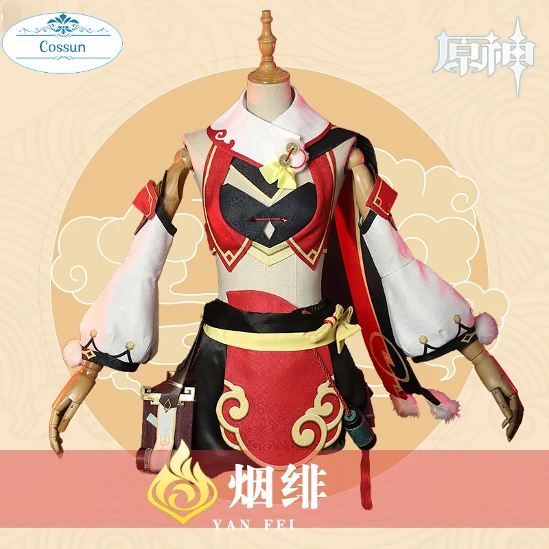 Anime! Genshin Impact Yanfei Game Suit Lovely Exquisite Uniform Cosplay Costume Halloween Party Outfit For Women XS-XXL 2021 NEW
Anime! Genshin Impact Yanfei Game Suit Lovely Exquisite Uniform Cosplay Costume Halloween Party Outfit For Women XS-XXL 2021 NEW