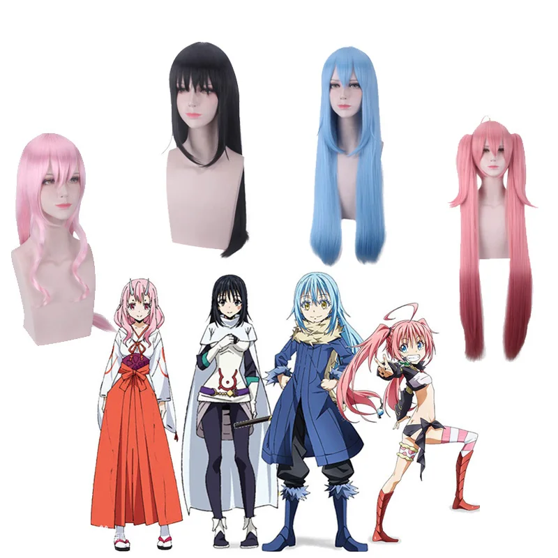 That Time I Got Reincarnated as a Slime Rimuru Tempest Cosplay Wig Costume Shuna Milim Nava Shizue Izawa Long Hair Accessories
That Time I Got Reincarnated as a Slime Rimuru Tempest Cosplay Wig Costume Shuna Milim Nava Shizue Izawa Long Hair Accessories