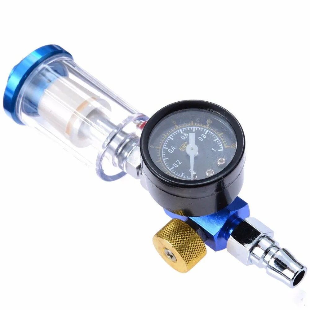 High Quality Spray Gun Air Regulator Gauge + In-line Water Trap Filter Tool + JP/EU/US Adapter Pneumatic Spray Gun Accessories
High Quality Spray Gun Air Regulator Gauge + In-line Water Trap Filter Tool + JP/EU/US Adapter Pneumatic Spray Gun Accessories