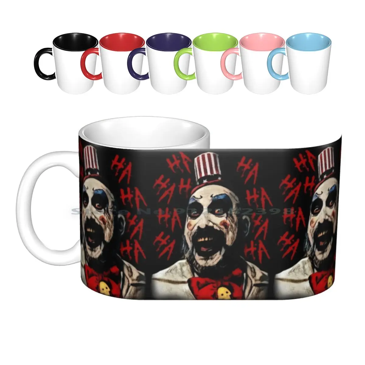 Керамические кружки Captain Spaulding, кофейные чашки, Кружка для молока и чая, капитан Спалдинг, дом из 1000 трупов, ужасные демоны, отбрасывает Роба
Керамические кружки Captain Spaulding, кофейные чашки, Кружка для молока и чая, капитан Спалдинг, дом из 1000 трупов, ужасные демоны, отбрасывает Роба