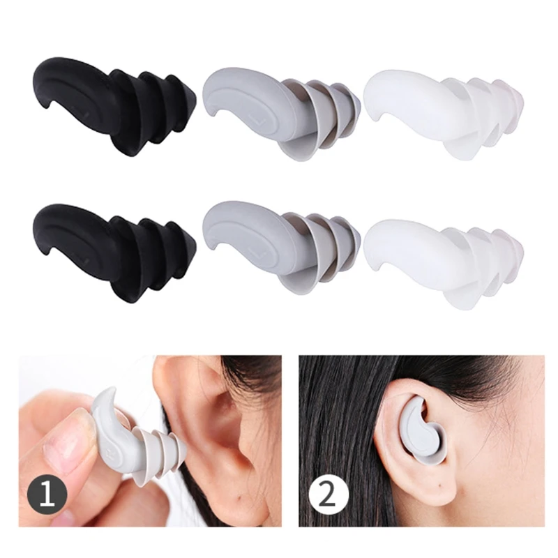 Pack of 2 Three-layers Sleeping Ear Plugs Reusable Silicone Noise Cancelling Earplugs Ox Horns Outlook Design for Adults
Pack of 2 Three-layers Sleeping Ear Plugs Reusable Silicone Noise Cancelling Earplugs Ox Horns Outlook Design for Adults