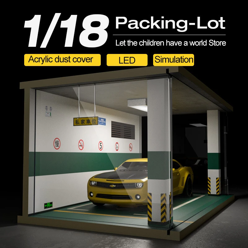 1:18 Simulation Parking Lot Model Underground Garage Live Display Car Model Storage Box Dustproof Toy Car Locker Boy Toys
1:18 Simulation Parking Lot Model Underground Garage Live Display Car Model Storage Box Dustproof Toy Car Locker Boy Toys