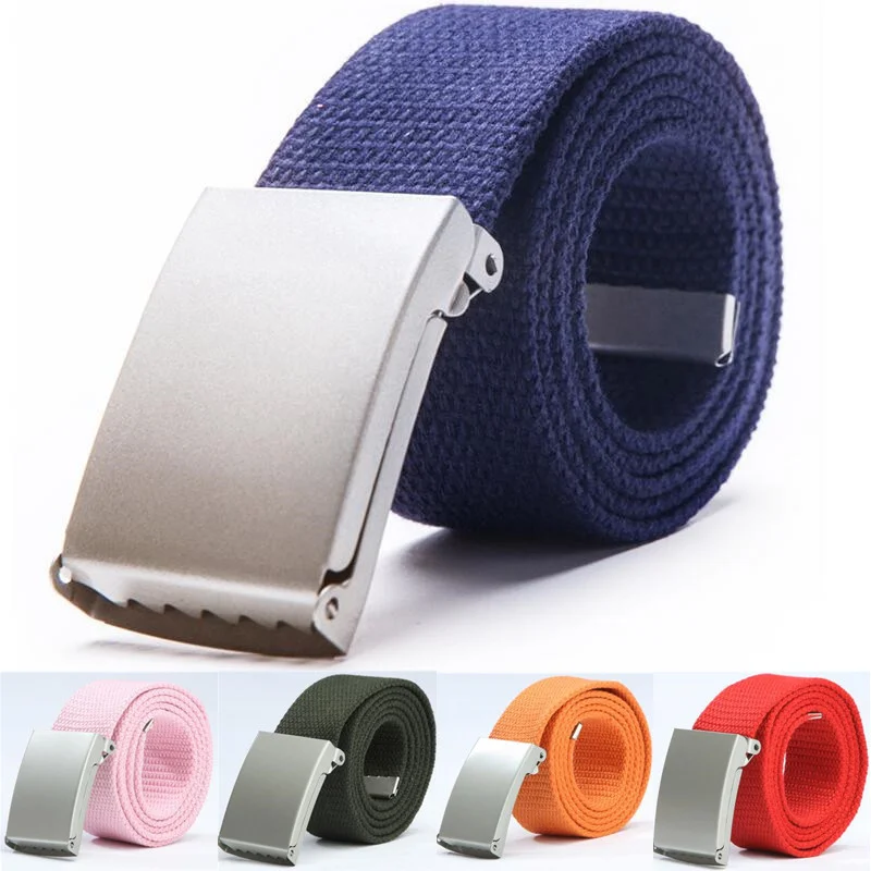 Mens Belts Fashion New Unisex Trousers Belts Canvas Belt Breathable Outdoor Tactical For Jeans Adjustable Waist Belt 140cm
Mens Belts Fashion New Unisex Trousers Belts Canvas Belt Breathable Outdoor Tactical For Jeans Adjustable Waist Belt 140cm