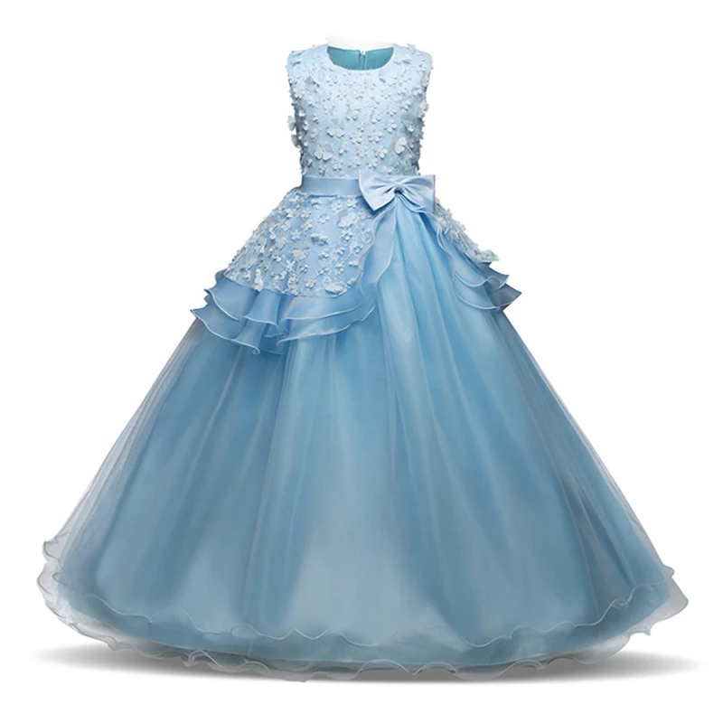 Summer Flower Princess Girl Tulle Dress Teenagers Dress For Girl Dresses Short Sleeve Clothes Children Prom Gown white dress
Summer Flower Princess Girl Tulle Dress Teenagers Dress For Girl Dresses Short Sleeve Clothes Children Prom Gown white dress