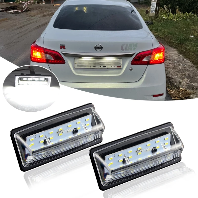 2pcs 12v SMD Car LED License Number Plate Light Lamps for Nissan TEANA J31 J32 Maxima Cefiro Altima Rogue Sentra For Infiniti
2pcs 12v SMD Car LED License Number Plate Light Lamps for Nissan TEANA J31 J32 Maxima Cefiro Altima Rogue Sentra For Infiniti