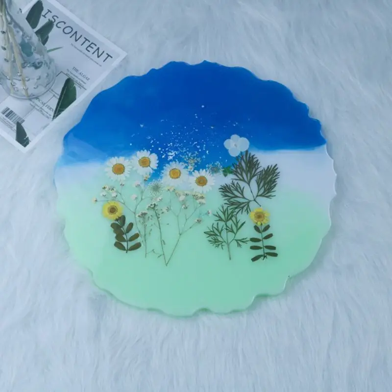 Crystal Epoxy Resin Mold Round Tray Casting Silicone Mould Handmade DIY Crafts Making Tools
Crystal Epoxy Resin Mold Round Tray Casting Silicone Mould Handmade DIY Crafts Making Tools