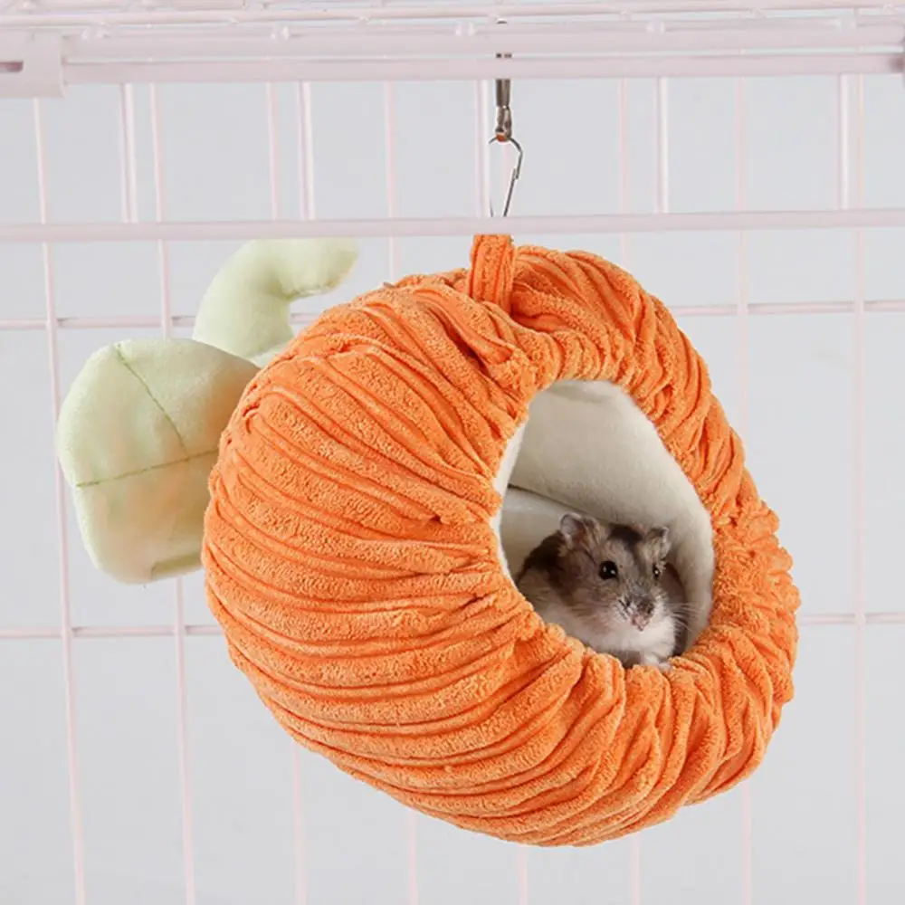 Hamster House Winter Warm Pumpkin Shaped Sleeping Nest Hammock Small Pet Supply Orange Semicircular Sleeping Nest Hanging Hammoc
Hamster House Winter Warm Pumpkin Shaped Sleeping Nest Hammock Small Pet Supply Orange Semicircular Sleeping Nest Hanging Hammoc